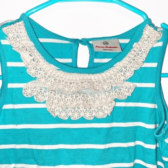 Hanna Andersson Striped Lace Collar Dress - Picture 3 of 6